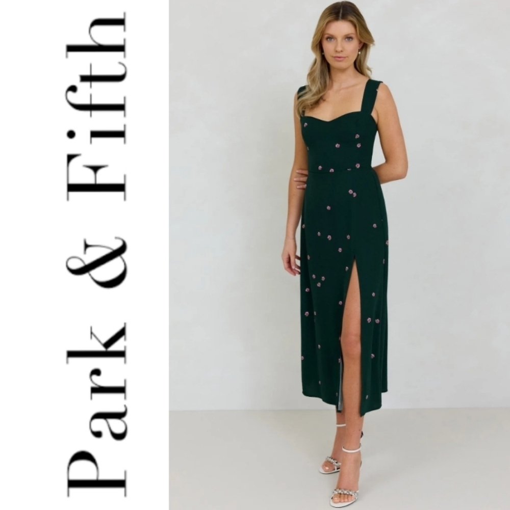 Nwt! Park and Fifth Hastings Dress with Rosebuds Print